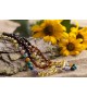 Amber teething necklace - Gemstone - White quartz